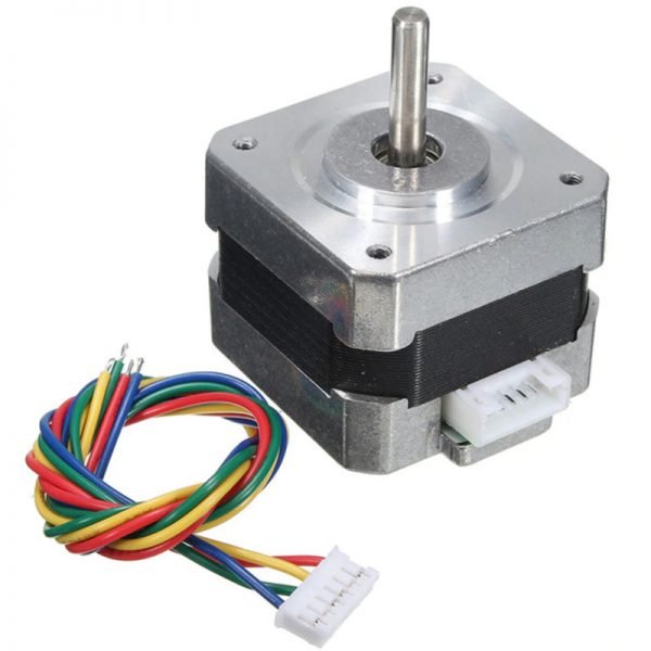 Moteur Pas-à-pas Nema 17 – 0.9°, 30Ncm, 1.5A, Arbre D-cut 5mm, Pour Imprimante 3D/CNC (17ME15)