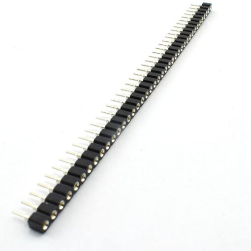Break Away Single Row Round Headers Machine Pin Female 0.1" 2.54mm 40 Pins