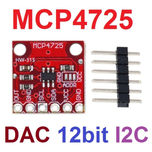 Convertisseur MCP4725 DAC I2C arduino maroc