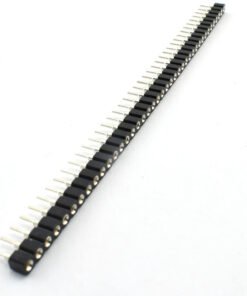 Break Away Single Row Round Headers Machine Pin Female 0.1" 2.54mm 40 Pins