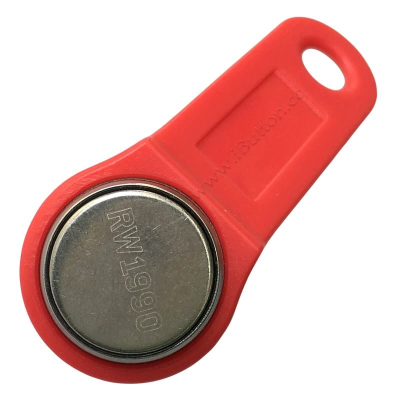 Clé unique iButton + Support porte RW1990 maroc