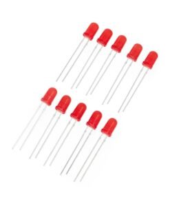 10 x LED 5mm Rouge