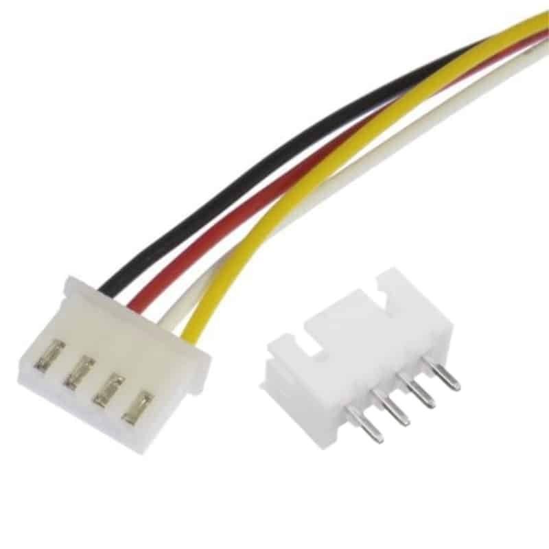 XH2.54mm 4Pin Single-headed Connect Wire 1007 26AWG 20cm Straight Pin Header Connector maroc