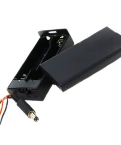 Support 2 batteries 18650 avec interrupteur et connecteur maroc