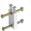 TT motor bracket _ Aluminum square maroc