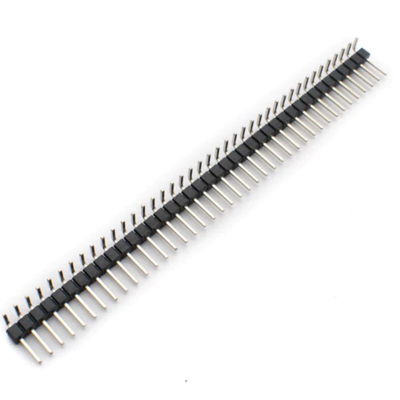 Rangée 40 pins 2.54mm male 90°